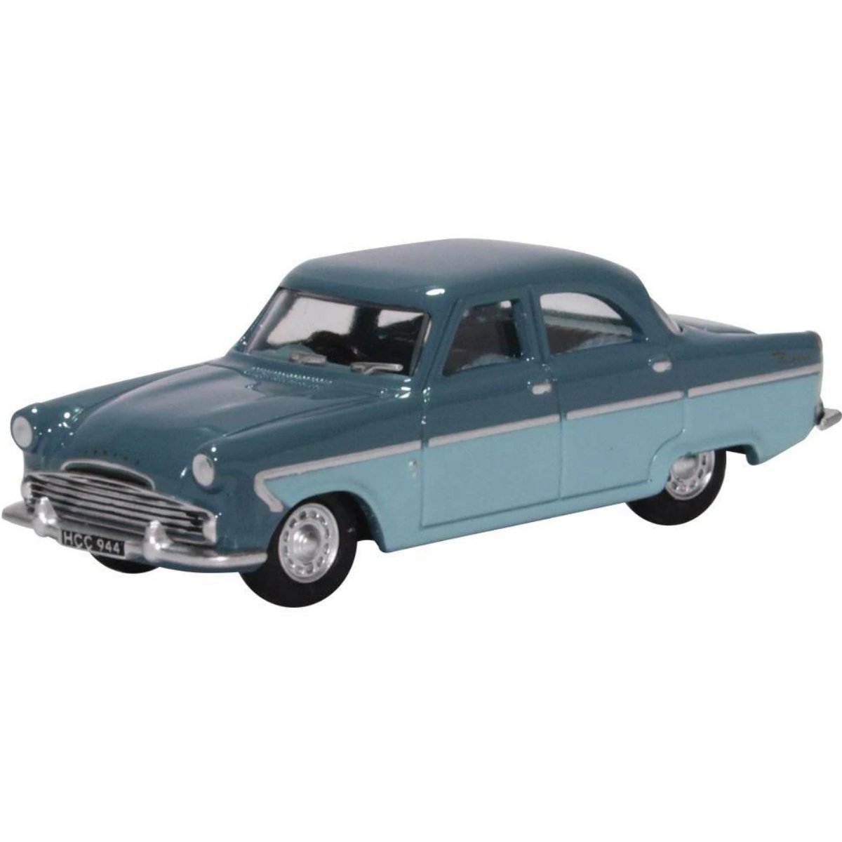 Oxford Diecast 76FZ001 Ford Zodiac MKII Shark Blue & Pompadour Blue - Phillips Hobbies