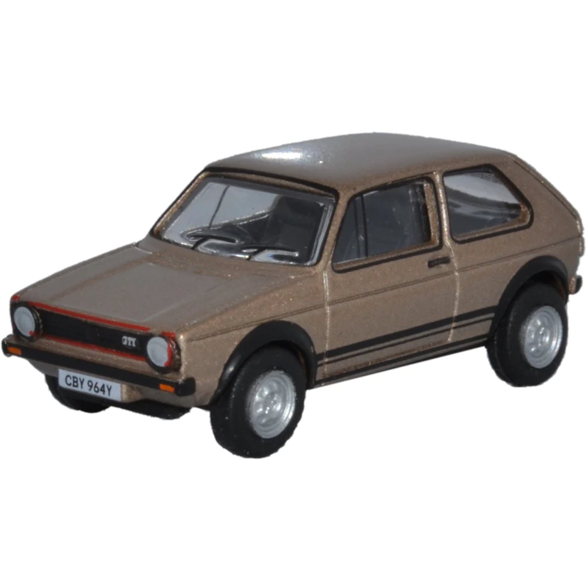 Oxford Diecast 76GF006 VW Golf GTI Diamond Copper Brown Metallic - Phillips Hobbies