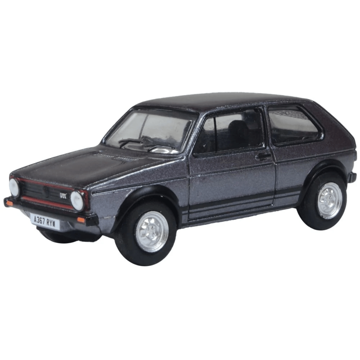 Oxford Diecast 76GF007 VW Golf GTI Atlas Grey - 1:76 Scale Model - Phillips Hobbies