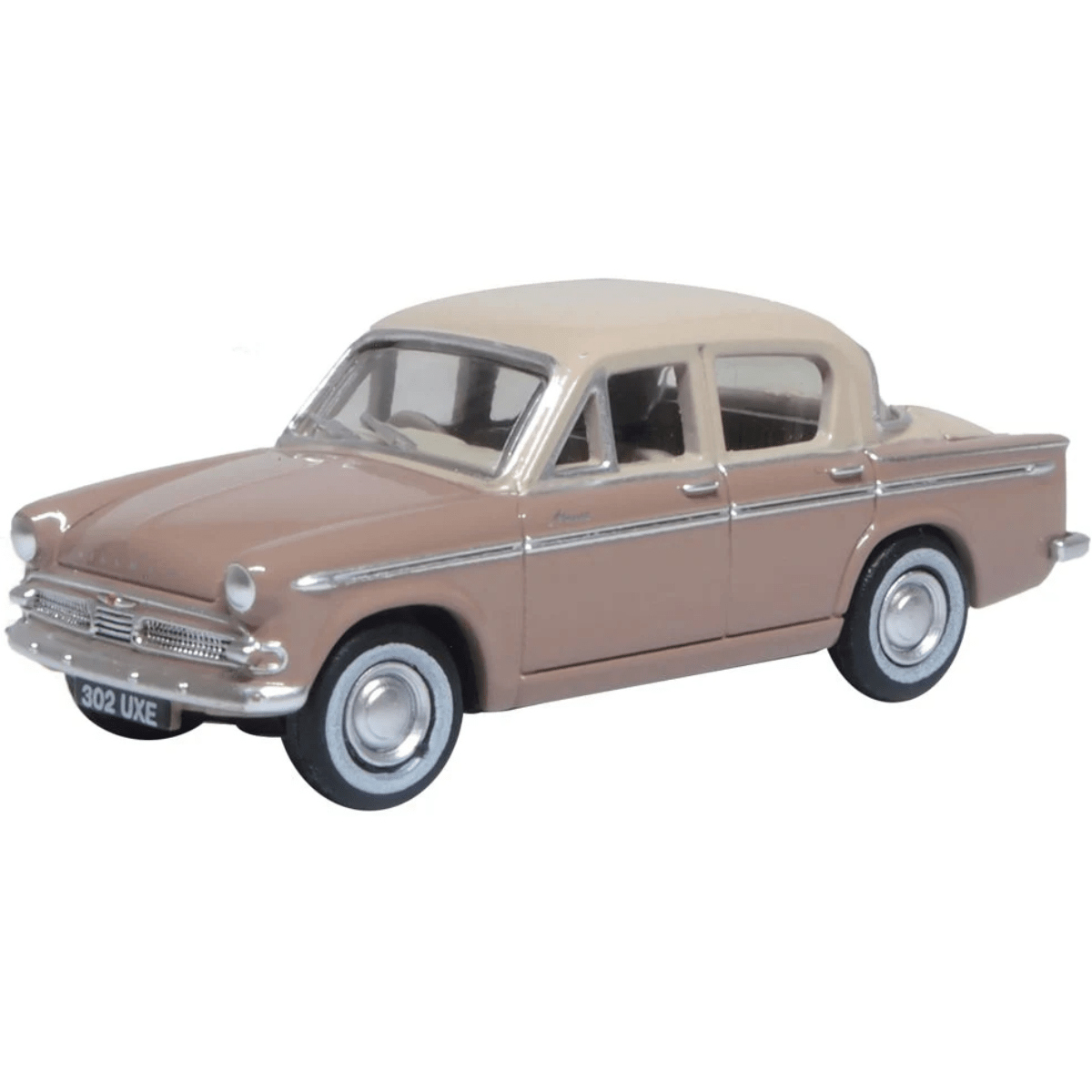 Oxford Diecast 76HM001 Hillman Minx Series IIIA Caramel/Regency Beige - 1:76 Scale - Phillips Hobbies