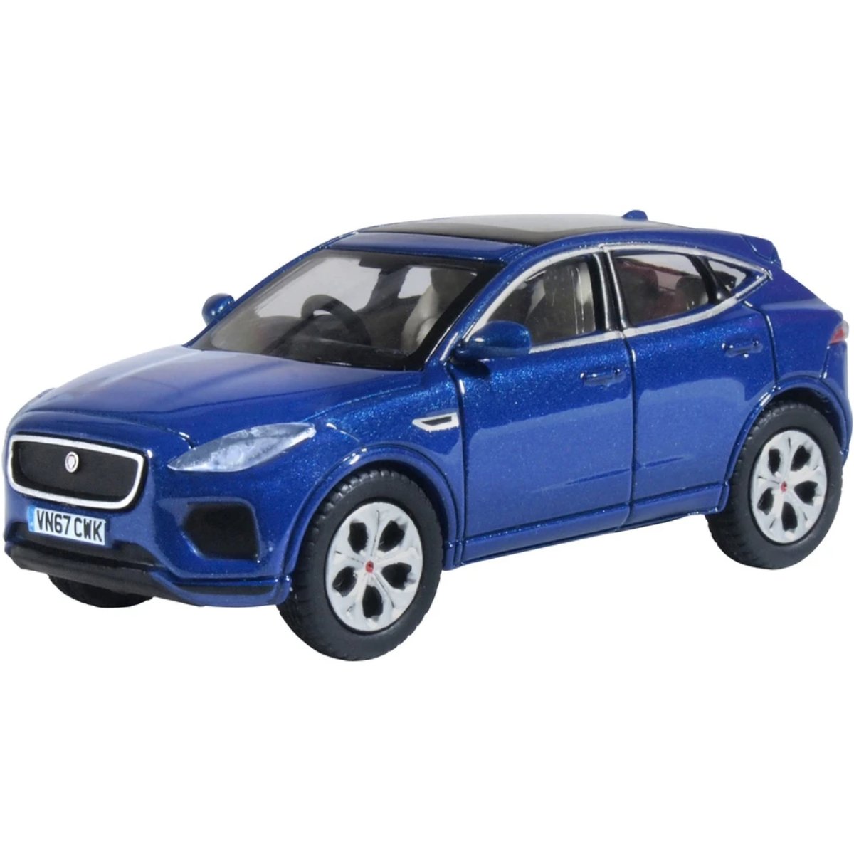 Oxford Diecast 76JEP001 Jaguar E Pace Caesium Blue - Phillips Hobbies