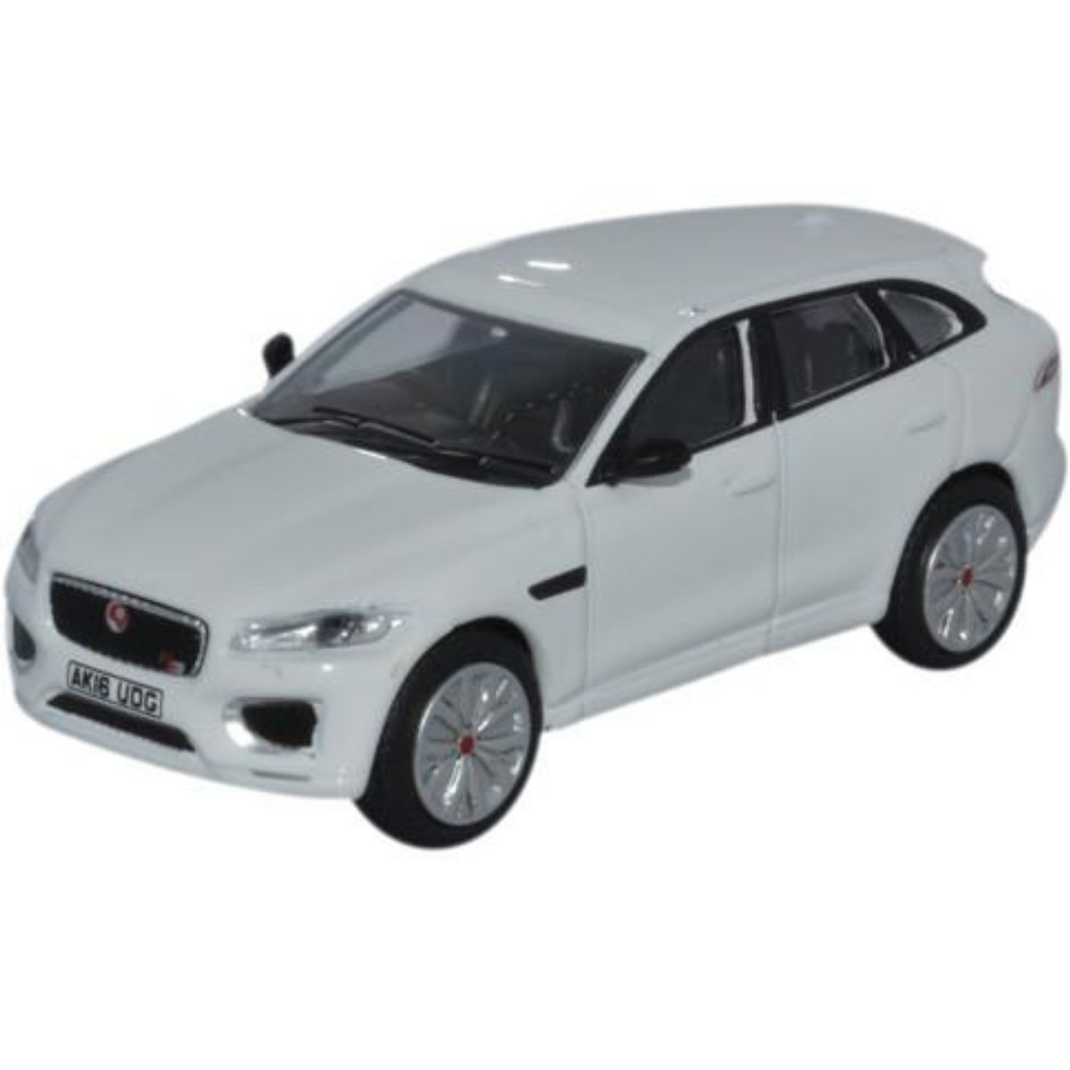 Oxford Diecast 76JFP002 Jaguar F-PACE Polaris White - Phillips Hobbies