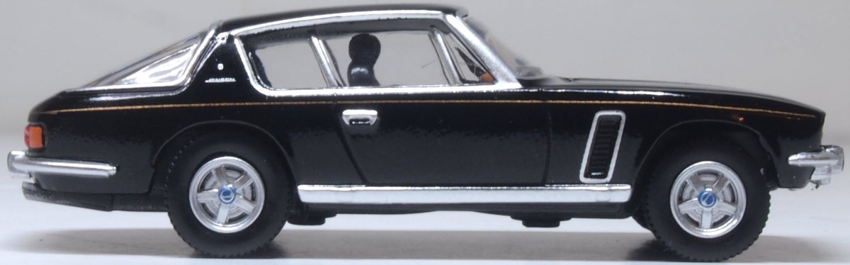 Oxford Diecast 76JI010 Jensen Interceptor MkIII Black - 1:76 Scale - Phillips Hobbies