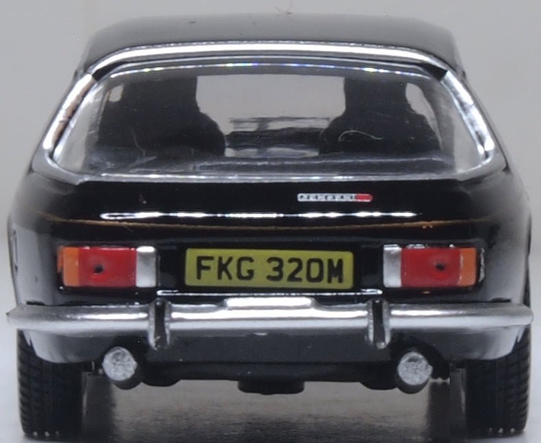 Oxford Diecast 76JI010 Jensen Interceptor MkIII Black - 1:76 Scale - Phillips Hobbies