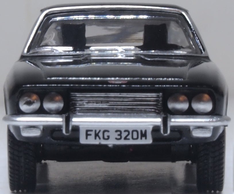 Oxford Diecast 76JI010 Jensen Interceptor MkIII Black - 1:76 Scale - Phillips Hobbies