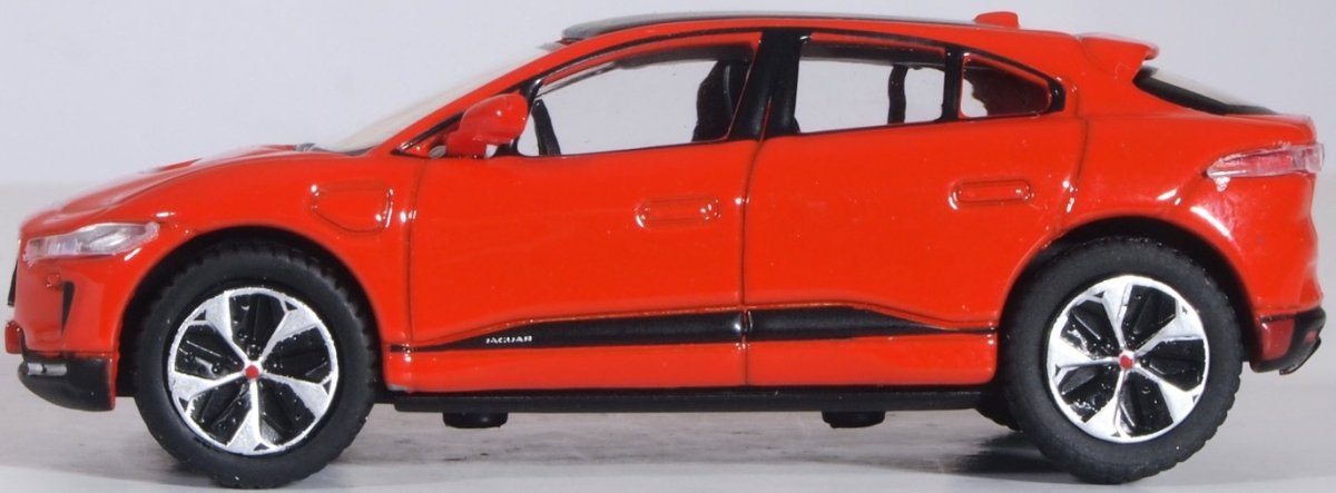 Oxford Diecast 76JIP001 Photon Red Jaguar I Pace - Phillips Hobbies