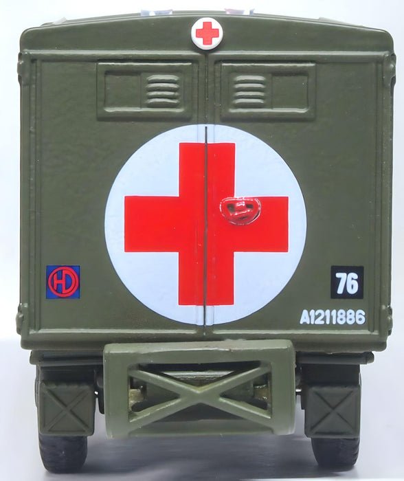 Oxford Diecast 76K2002 Austin K2 Ambulance 51st Highland Division 1944 - 1:76 Scale - Phillips Hobbies