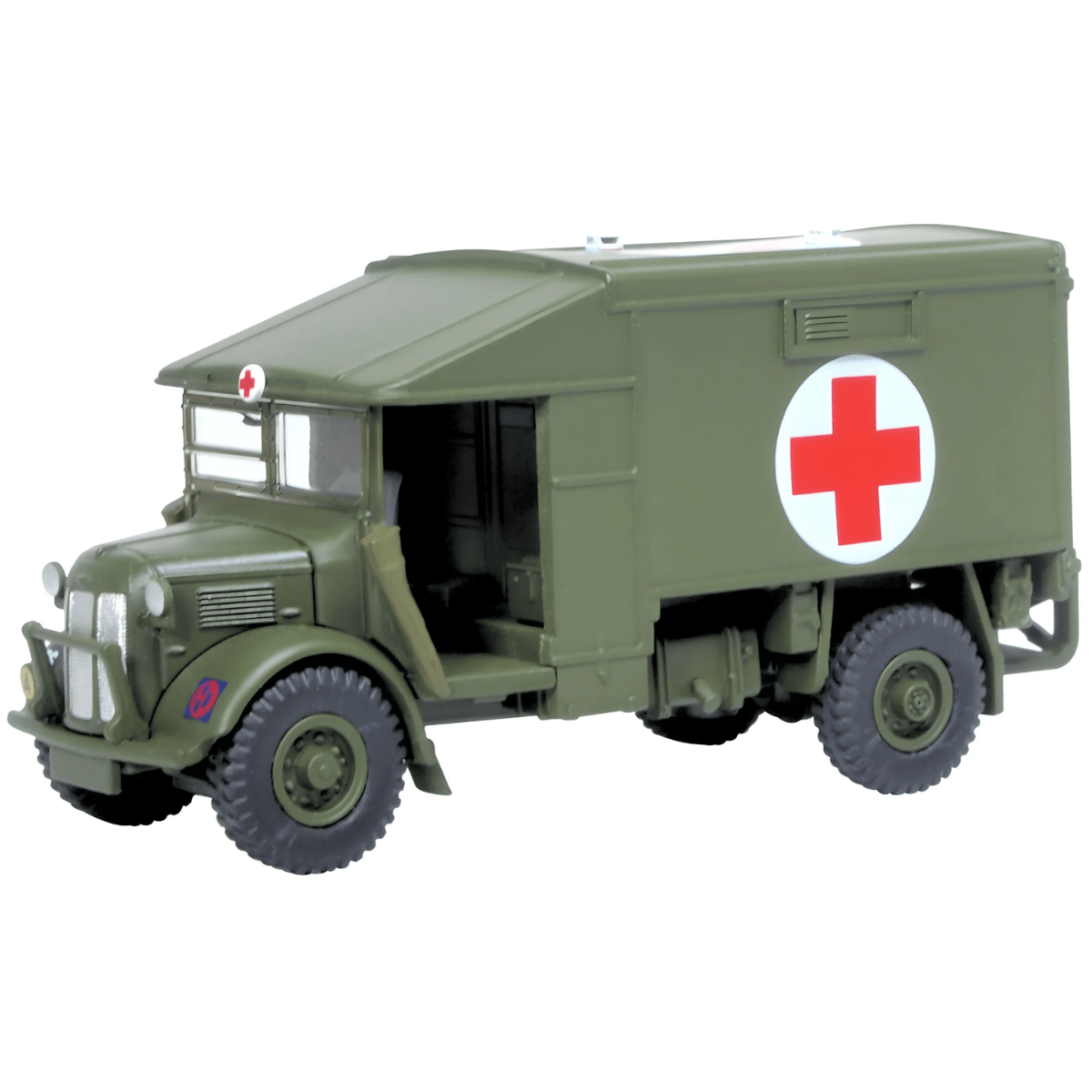 Oxford Diecast 76K2002 Austin K2 Ambulance 51st Highland Division 1944 - 1:76 Scale - Phillips Hobbies
