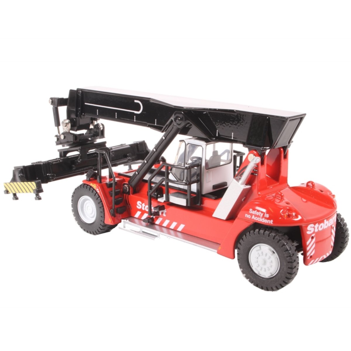 Oxford Diecast 76KRS005 Konecranes Reach Stacker Stobart Red - Phillips Hobbies