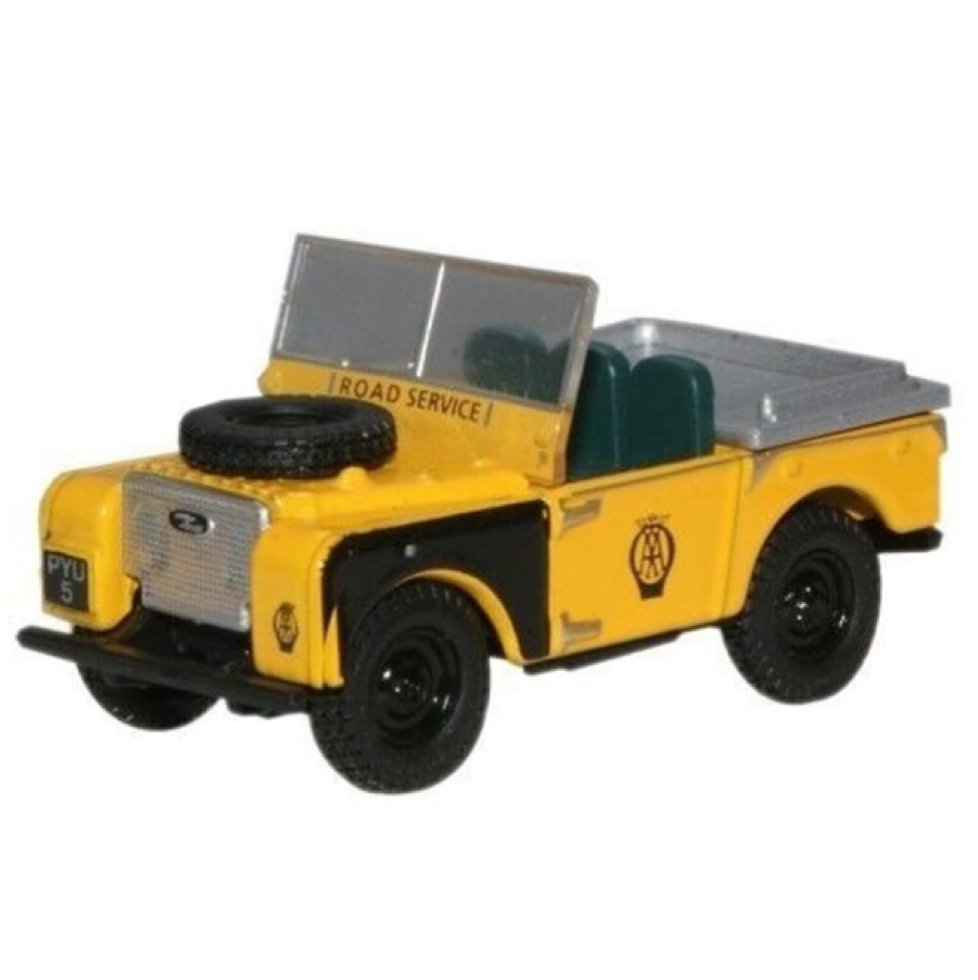 Oxford Diecast 76LAN180003 Land Rover Series I 80" Open Top AA - Phillips Hobbies