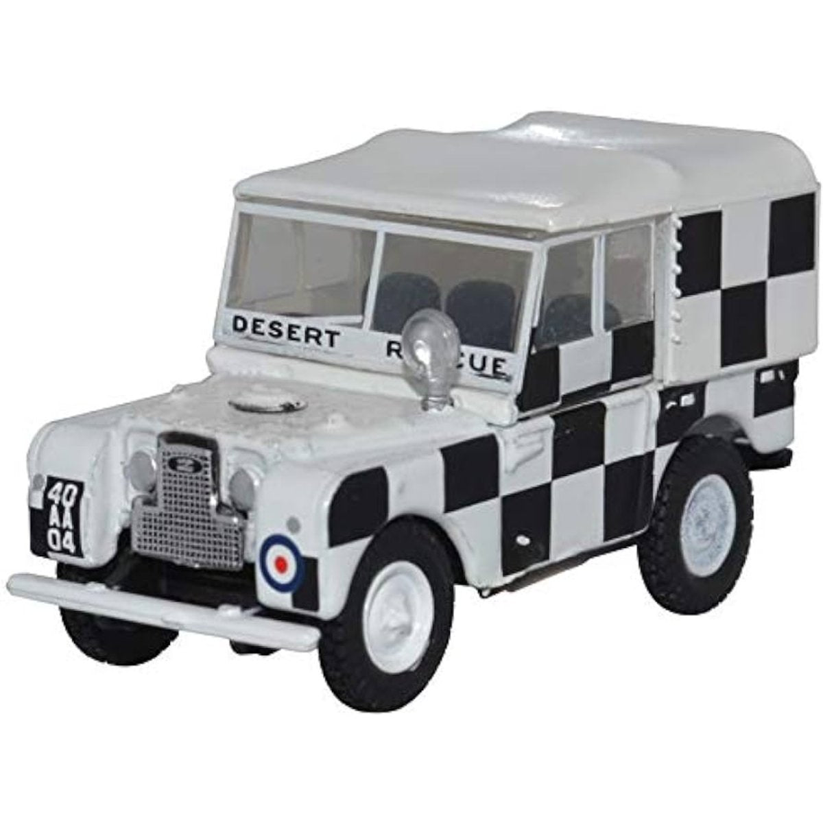 Oxford Diecast 76LAN180009 Land Rover Series I 80 - RAF Tripoli Desert Rescue Team - Phillips Hobbies