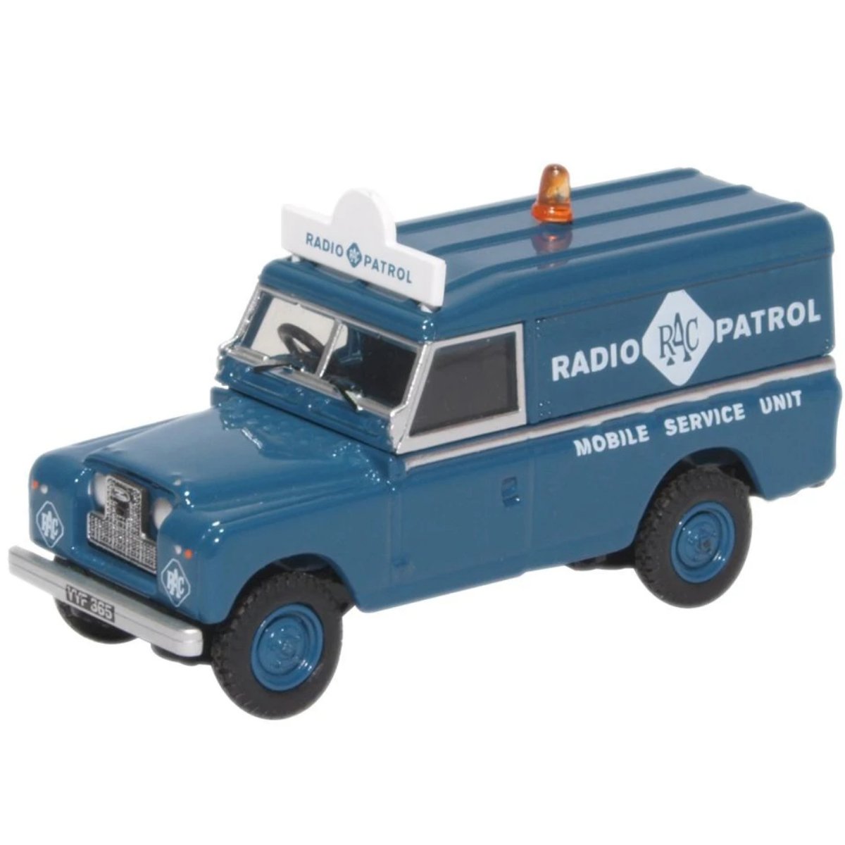 Oxford Diecast 76LAN2017 Land Rover Series II LWB Hard Top RAC Radio Patrol - Phillips Hobbies