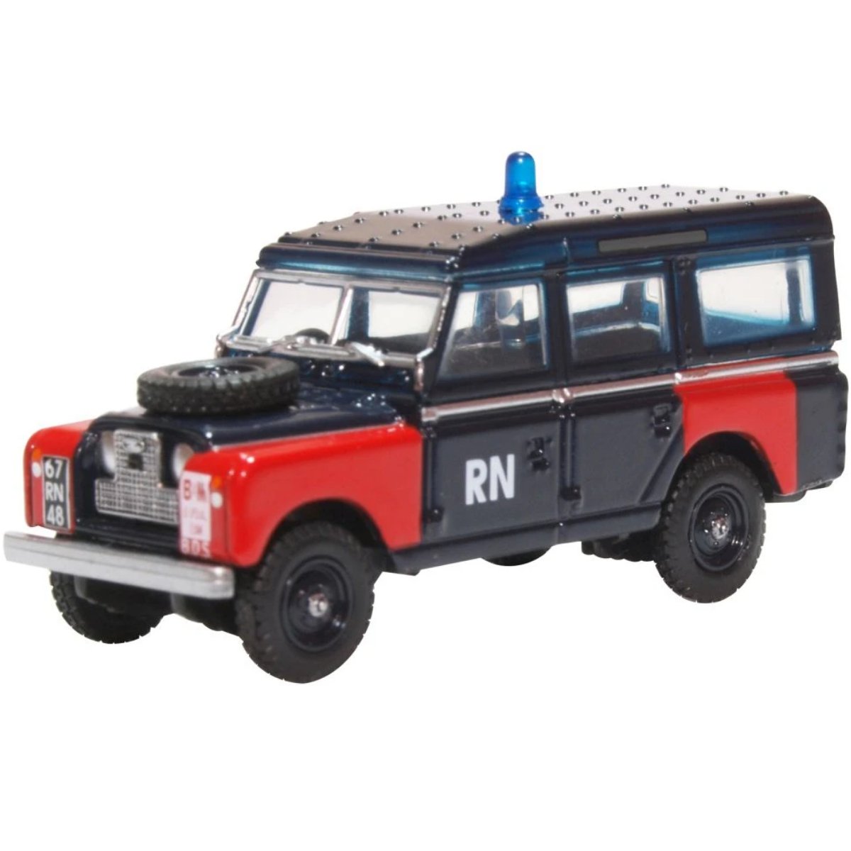 Oxford Diecast 76LAN2021 Land Rover Series II LWB Station Wagon Royal Navy Bomb Disposal - Phillips Hobbies