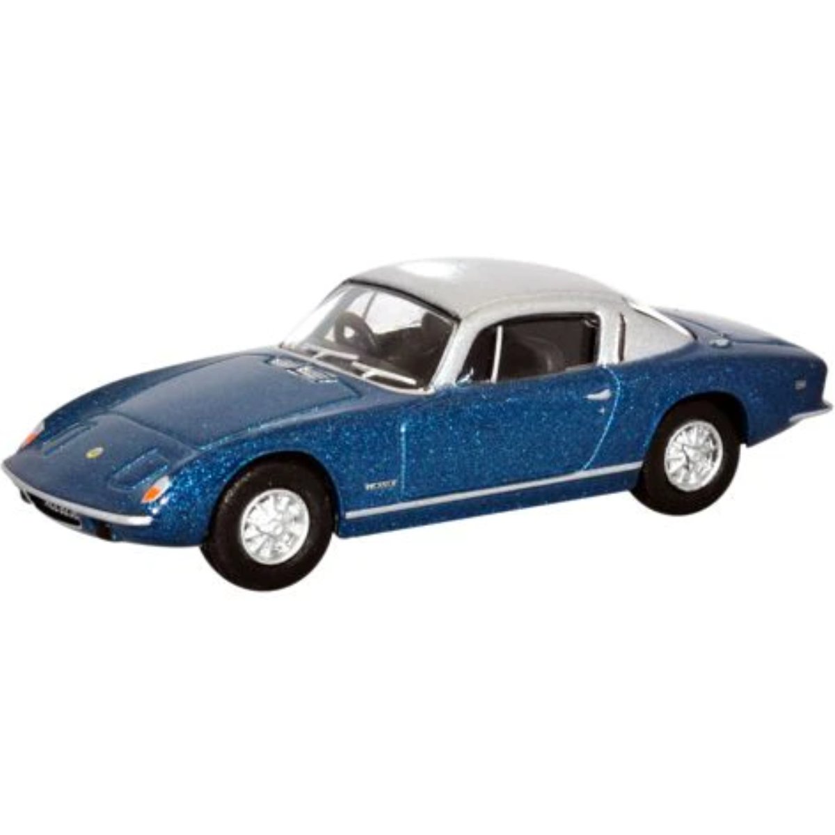 Oxford Diecast 76LE002 Lotus Elan Plus 2 Lagoon Blue Silver - Phillips Hobbies