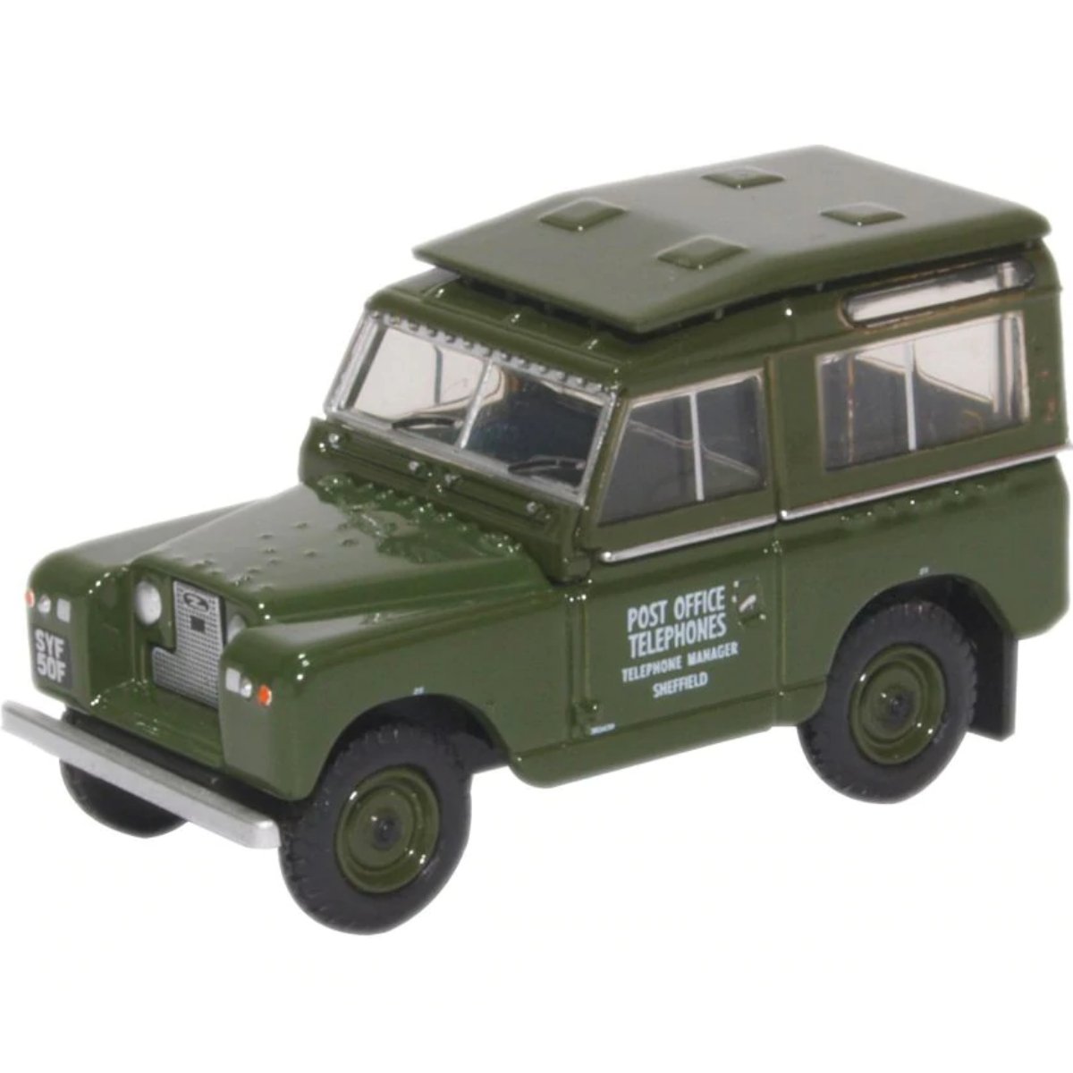 Oxford Diecast 76LR2S003 Land Rover Series II SWB Hard Top Post Office Telephones - Phillips Hobbies