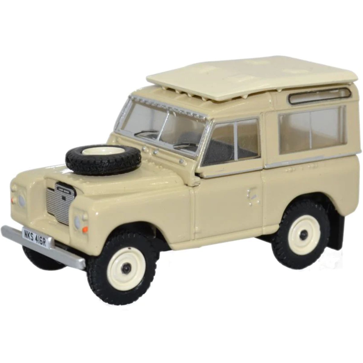 Oxford Diecast 76LR3S001 Land Rover Series III Station Wagon Limestone - Phillips Hobbies