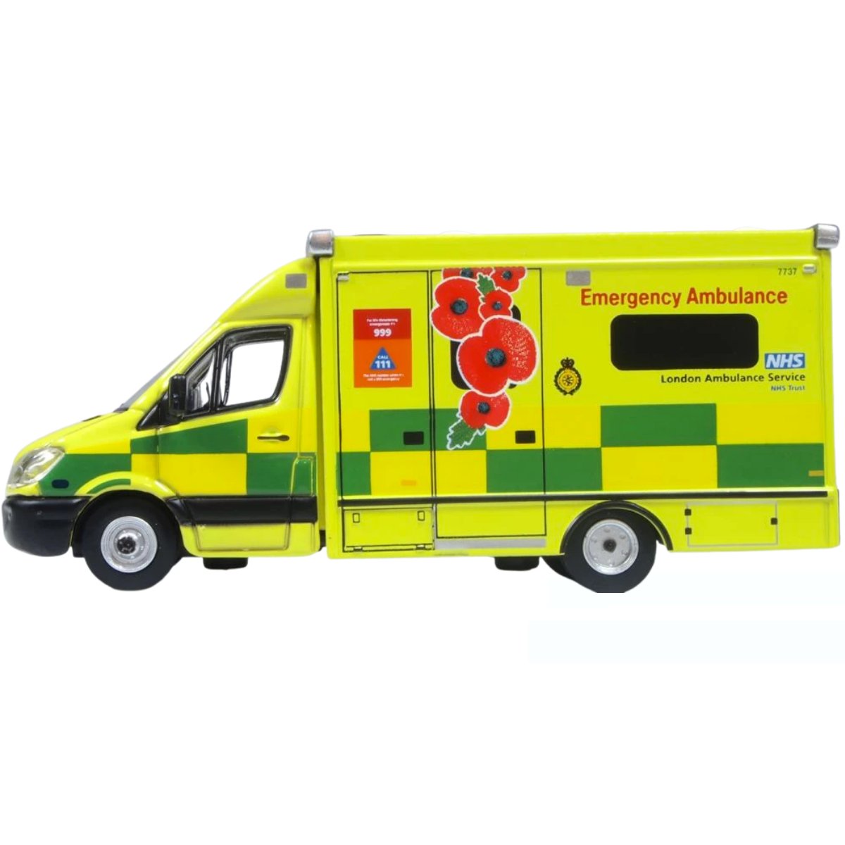 Oxford Diecast 76MA007 Mercedes Ambulance London Remembrance Day - Phillips Hobbies