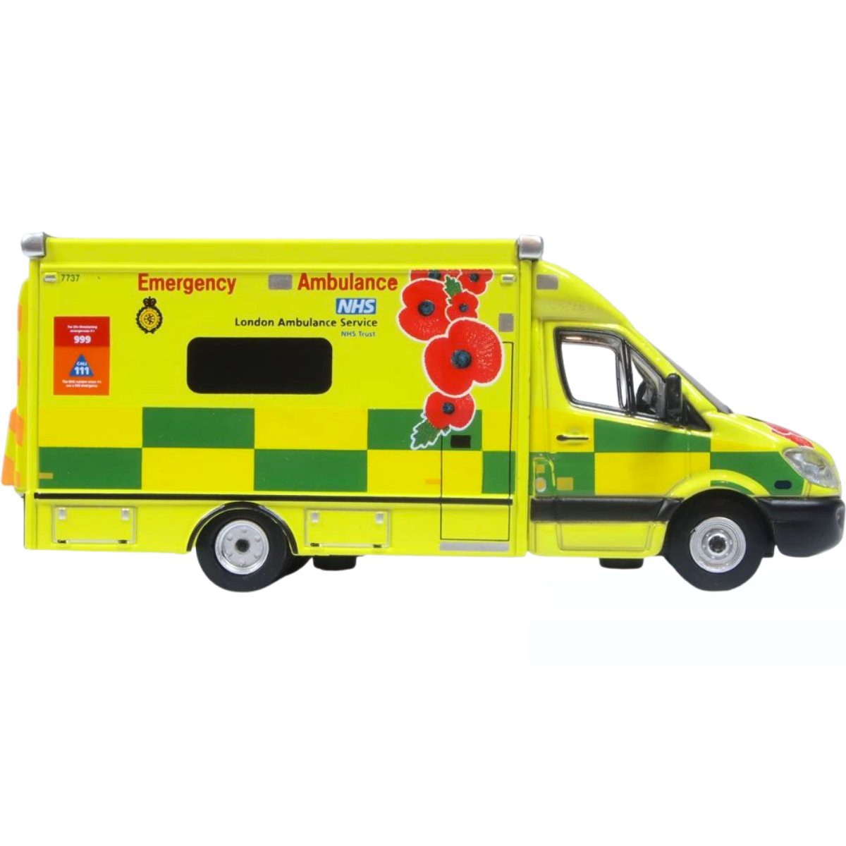 Oxford Diecast 76MA007 Mercedes Ambulance London Remembrance Day - Phillips Hobbies