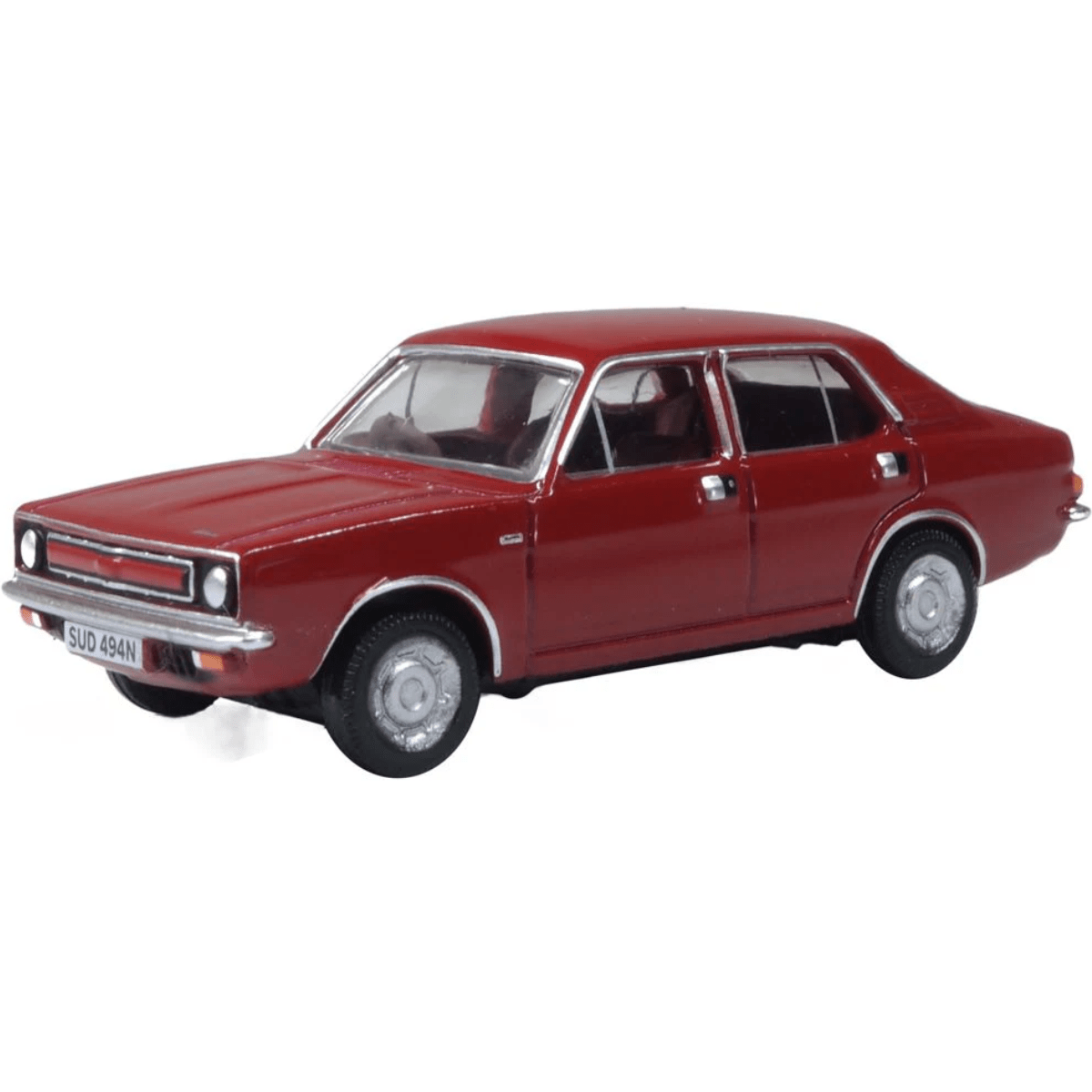 Oxford Diecast 76MAR007 Morris Marina Damask Red - 1:76 Scale - Phillips Hobbies