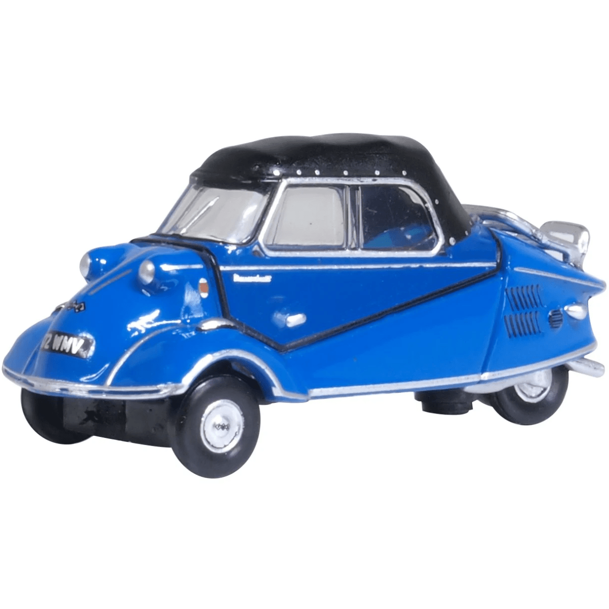 Oxford Diecast 76MBC006 Messerschmitt KR200 Bubble Car Royal Blue - 1:76 Scale - Phillips Hobbies