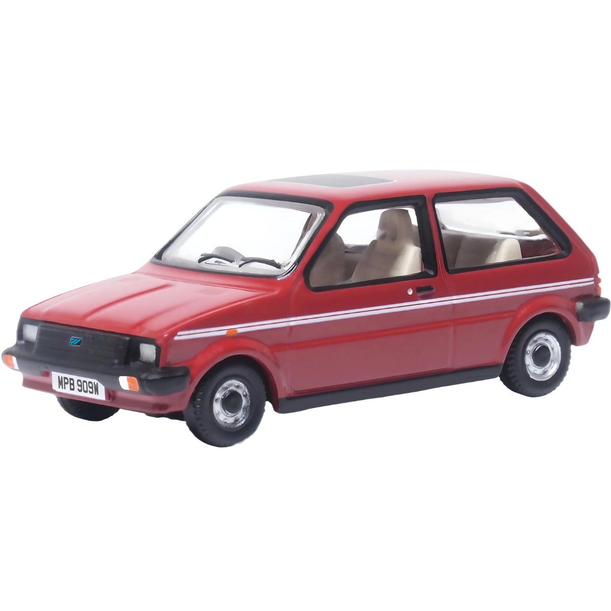 Oxford Diecast 76MET001 Austin Mini Metro Emberglow - Princess Diana - Phillips Hobbies