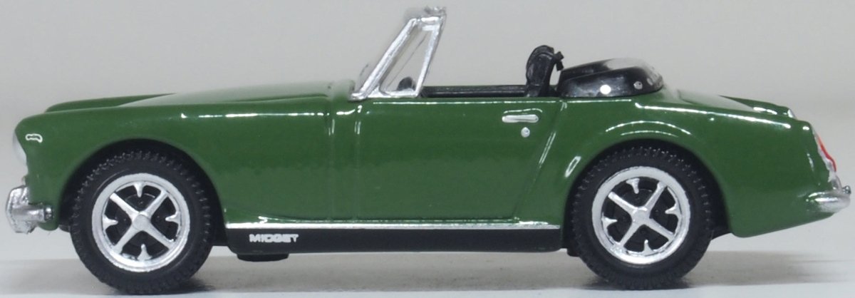 Oxford Diecast 76MGM003 MG Midget MkIII British Racing Green - 1:76 Scale - Phillips Hobbies