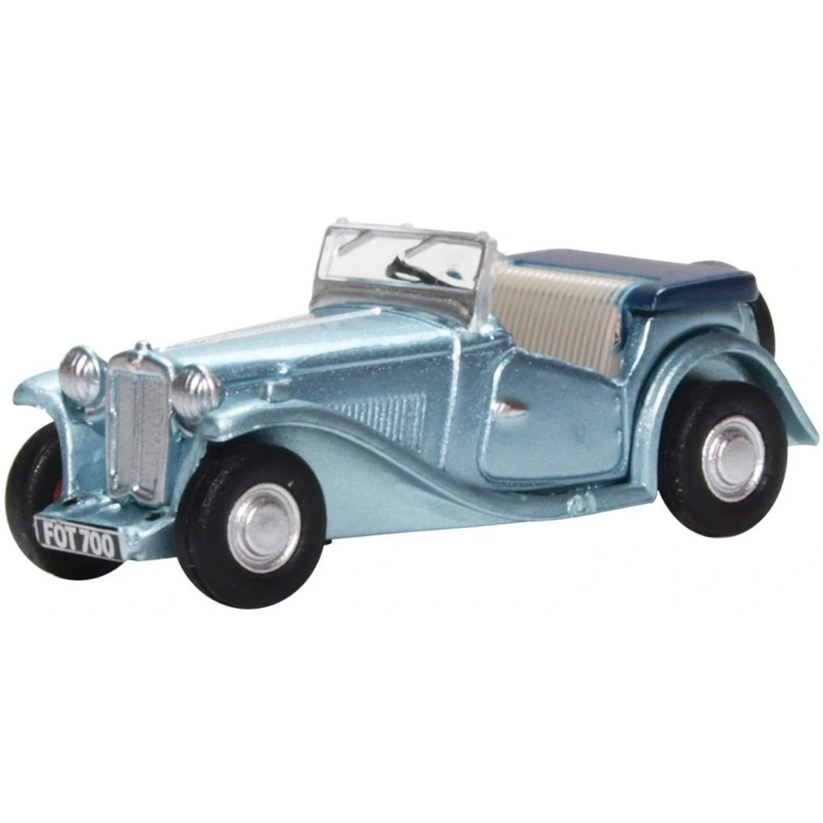 Oxford Diecast 76MGTC005 MGTC Powder Blue - Phillips Hobbies