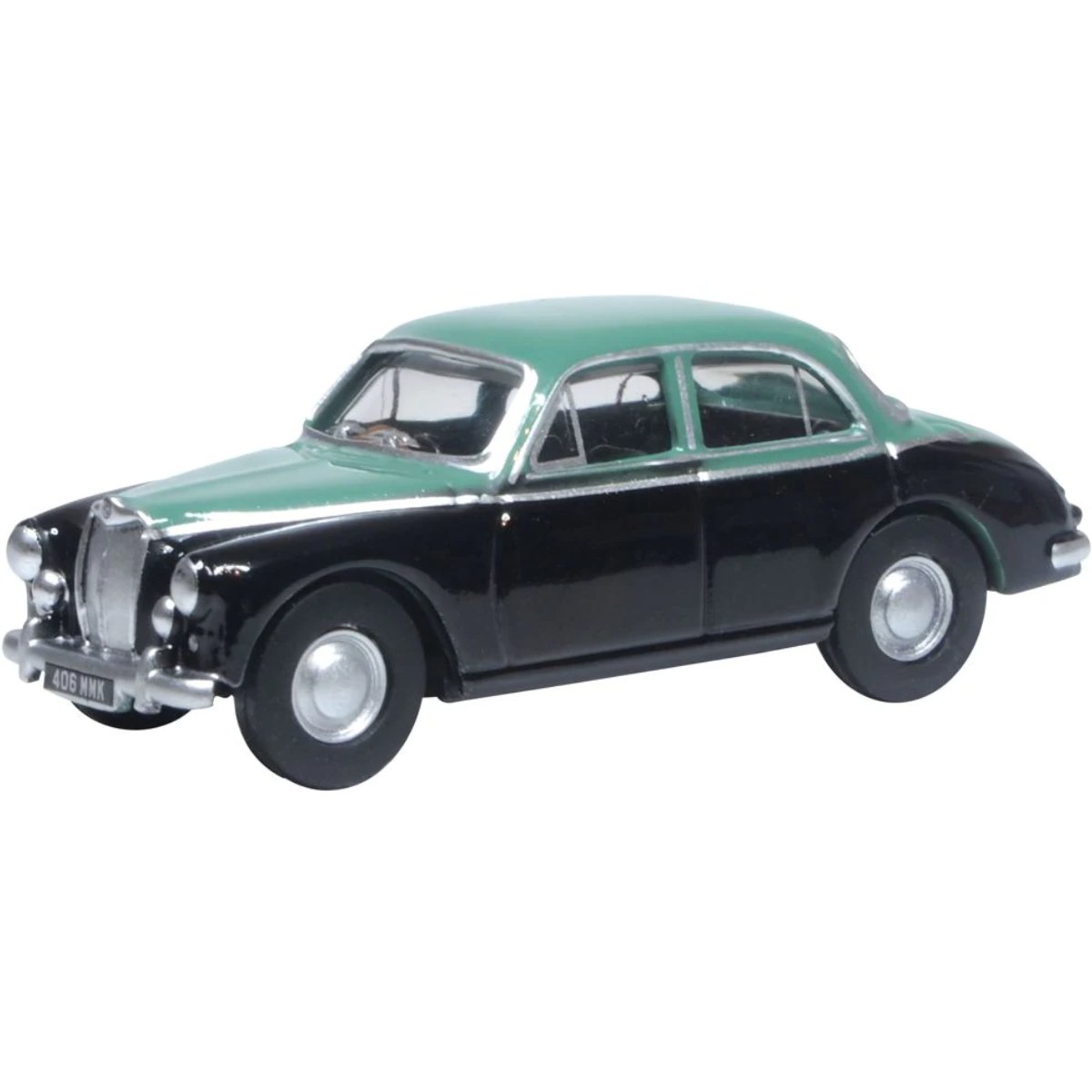 Oxford Diecast 76MGZ009 MGZB Island Green and Black - Phillips Hobbies