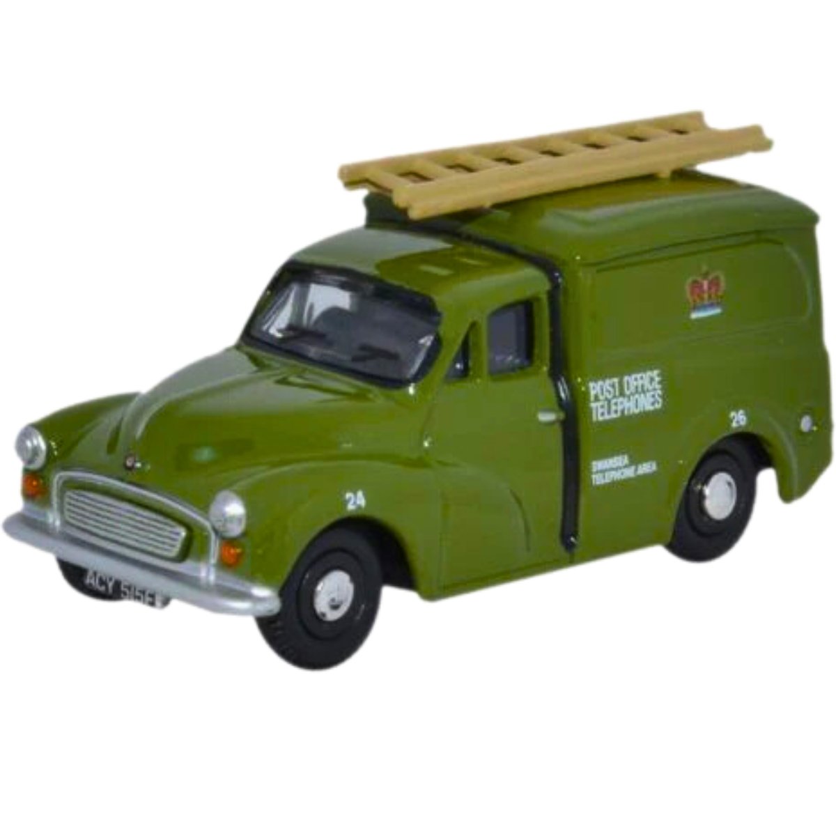 Oxford Diecast 76MM007 Morris Minor 1000 Post Office - Phillips Hobbies