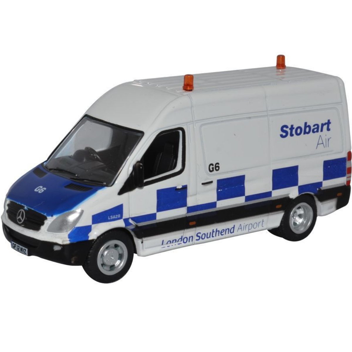 Oxford Diecast 76MSV001 Mercedes Sprinter Van Stobart Air - Phillips Hobbies