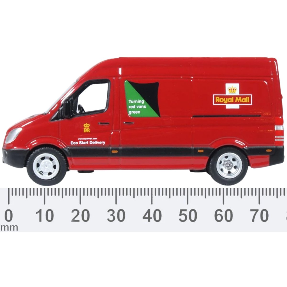 Oxford Diecast 76MSV003 Mercedes Sprinter Van Royal Mail - Phillips Hobbies