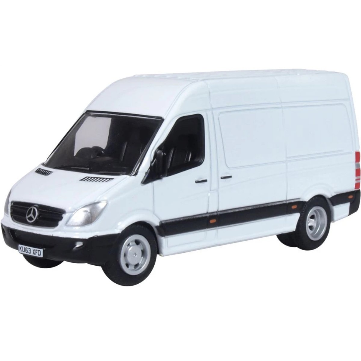 Oxford Diecast 76MSV004 White Mercedes Sprinter - Phillips Hobbies