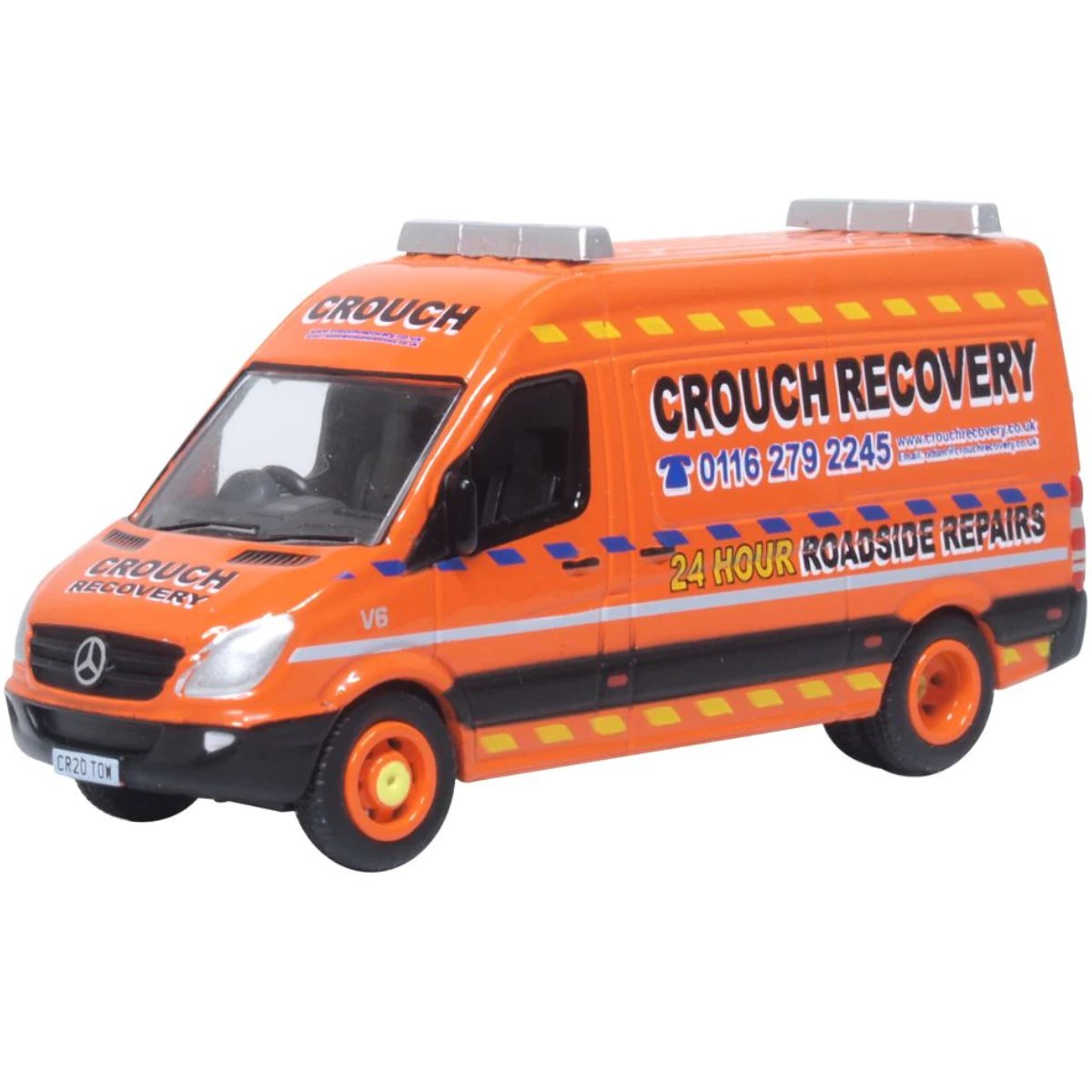 Oxford Diecast 76MSV011 Mercedes Sprinter Van Crouch Recovery - Phillips Hobbies