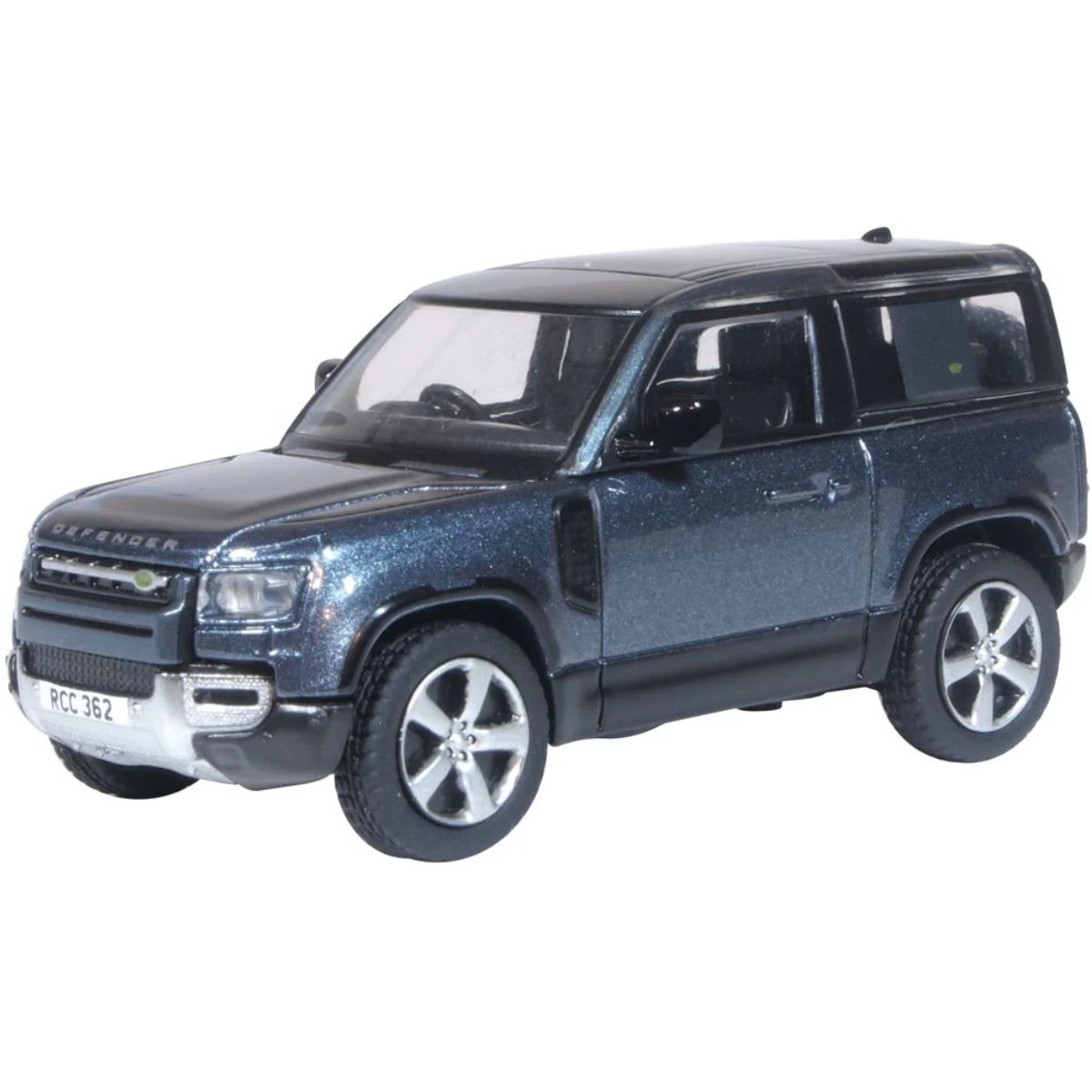 Oxford Diecast 76ND90002 New Defender 90 Tasman Blue - 1:76 Scale Model - Phillips Hobbies