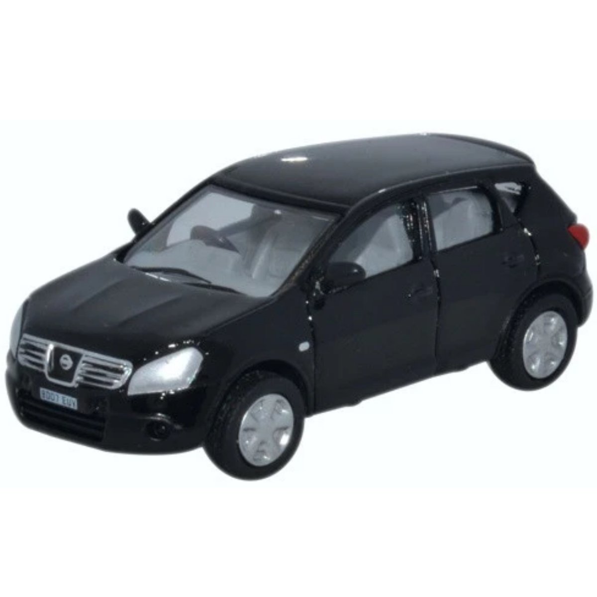 Oxford Diecast 76NQ002 Nissan Qashqai Black - Phillips Hobbies