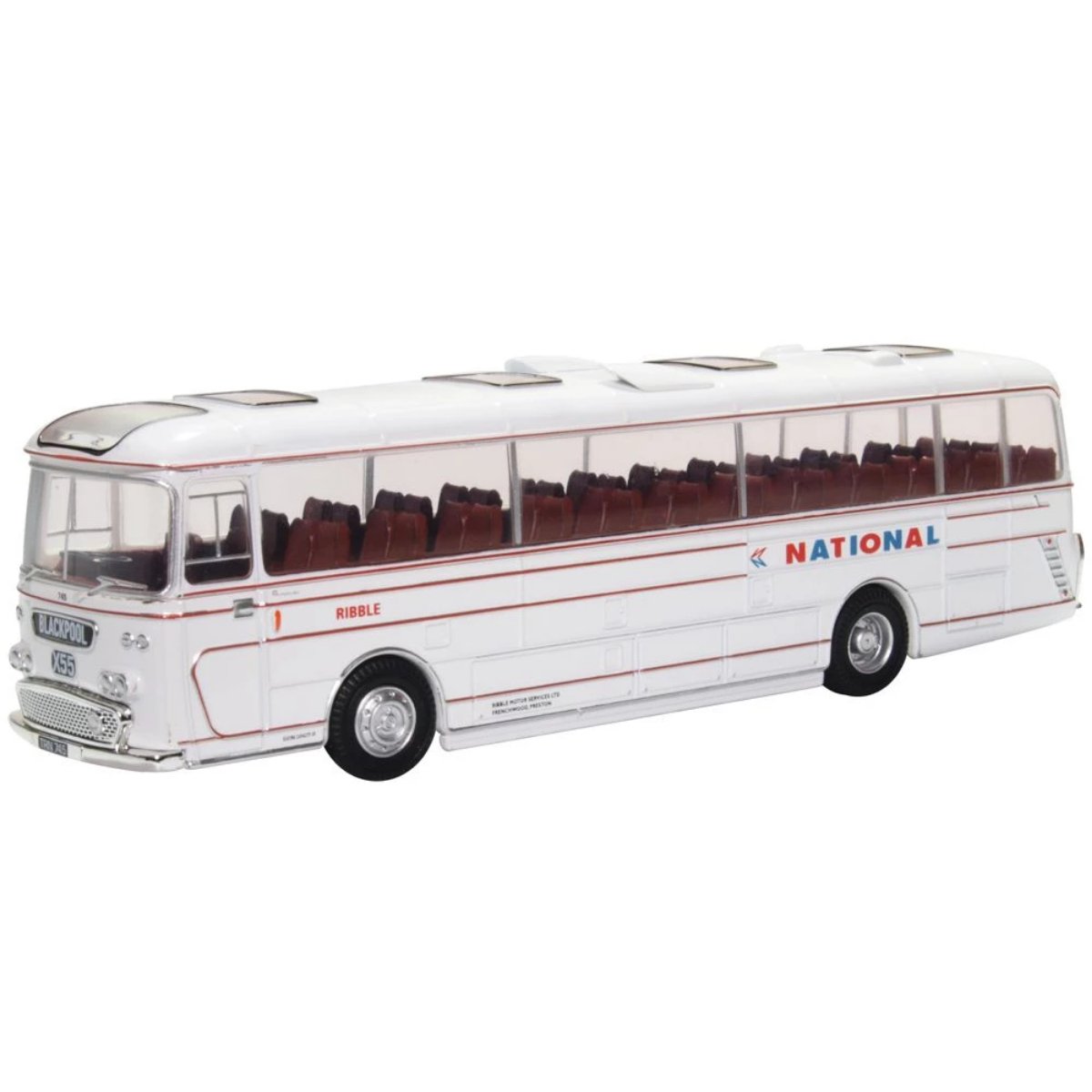 Oxford Diecast 76PAN009 Plaxton Panorama - NBC Ribble - Phillips Hobbies