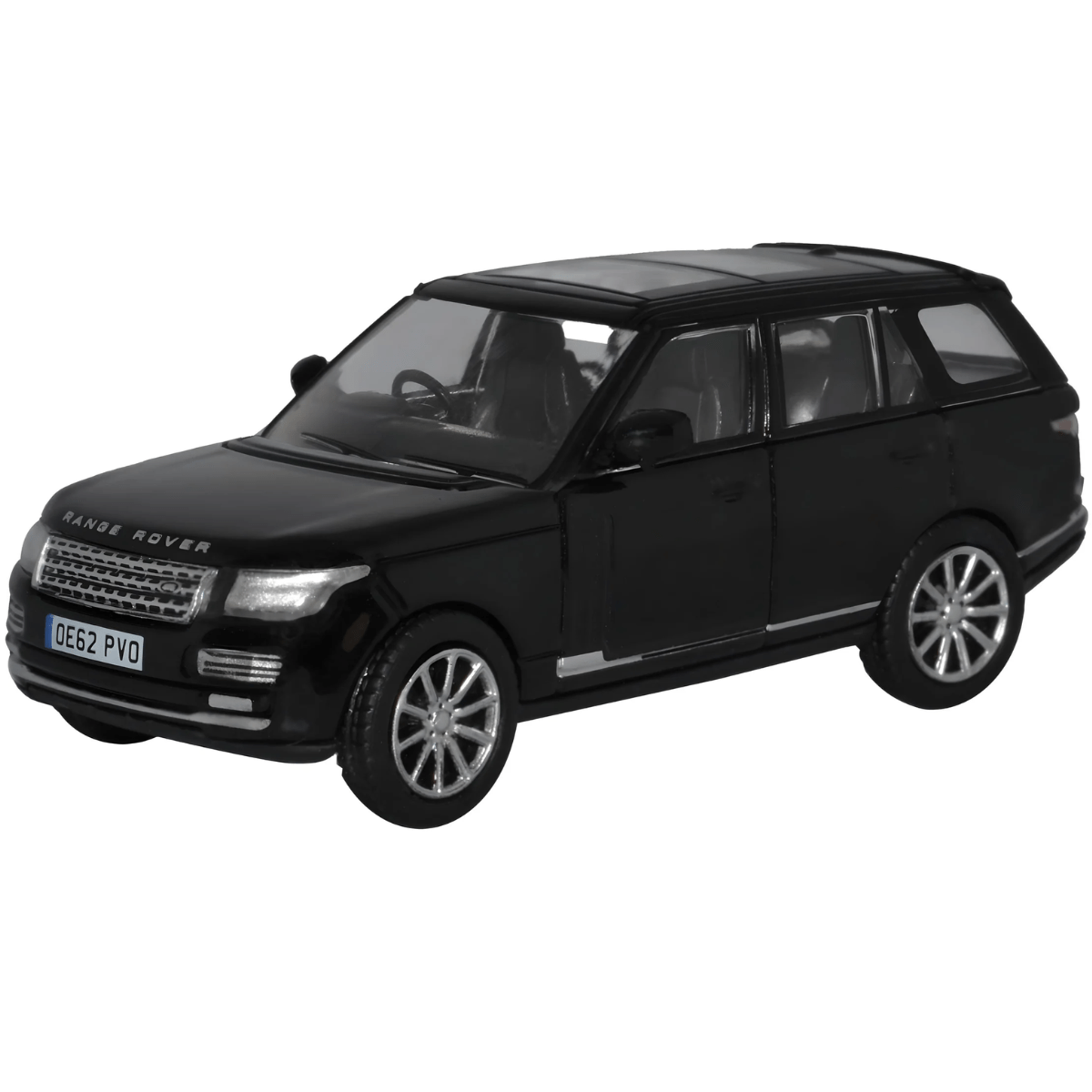 Oxford Diecast 76RAN006 Range Rover Vogue Santorini Black (Prince William) - 1:76 Scale - Phillips Hobbies