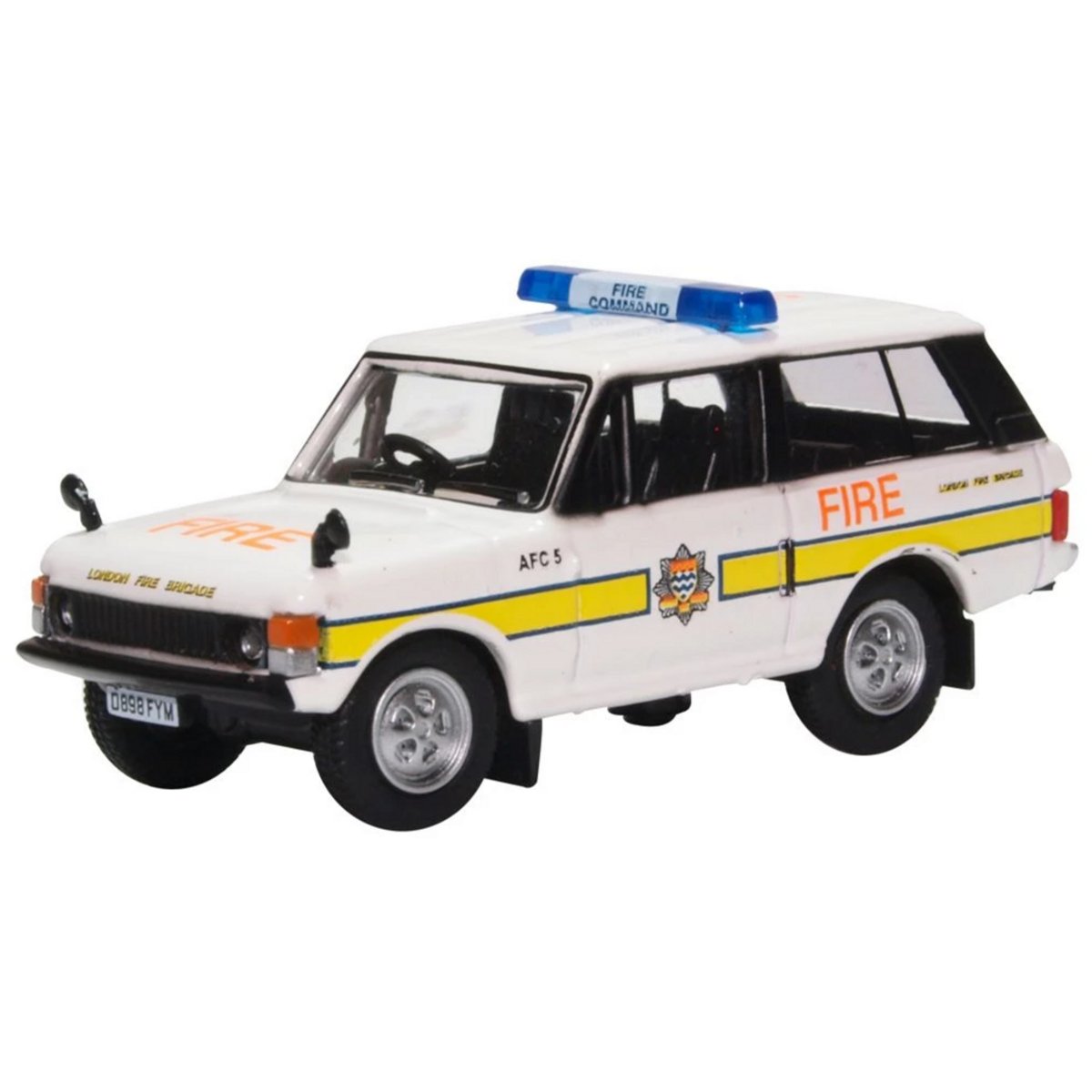 Oxford Diecast 76RCL004 Range Rover Classic London Fire Brigade - Phillips Hobbies