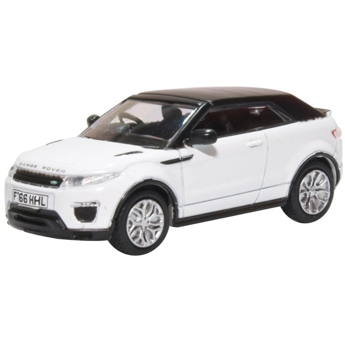 Oxford Diecast 76RREC003 Range Rover Evoque Convertible Fuji White - Phillips Hobbies