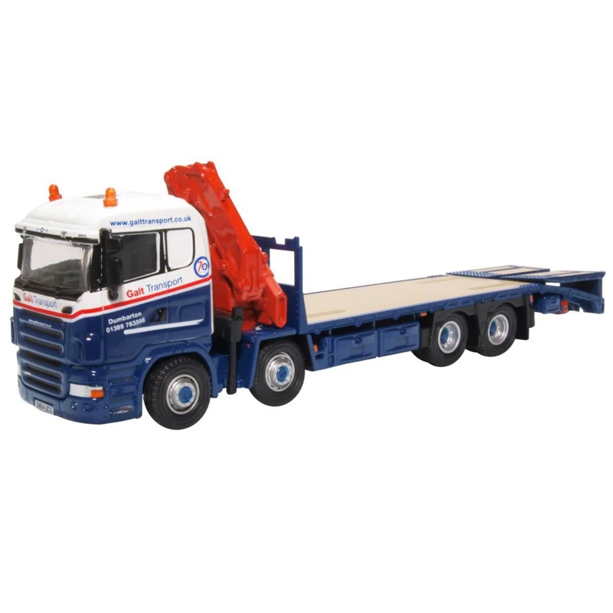 Oxford Diecast 76SCL004 Scania Crane Lorry Galt Transport - Phillips Hobbies
