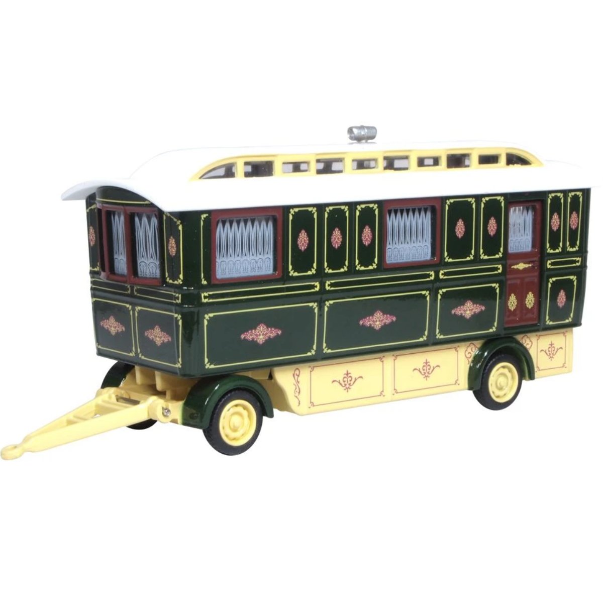 Oxford Diecast 76SCV002 Showmans Caravan Green - Phillips Hobbies