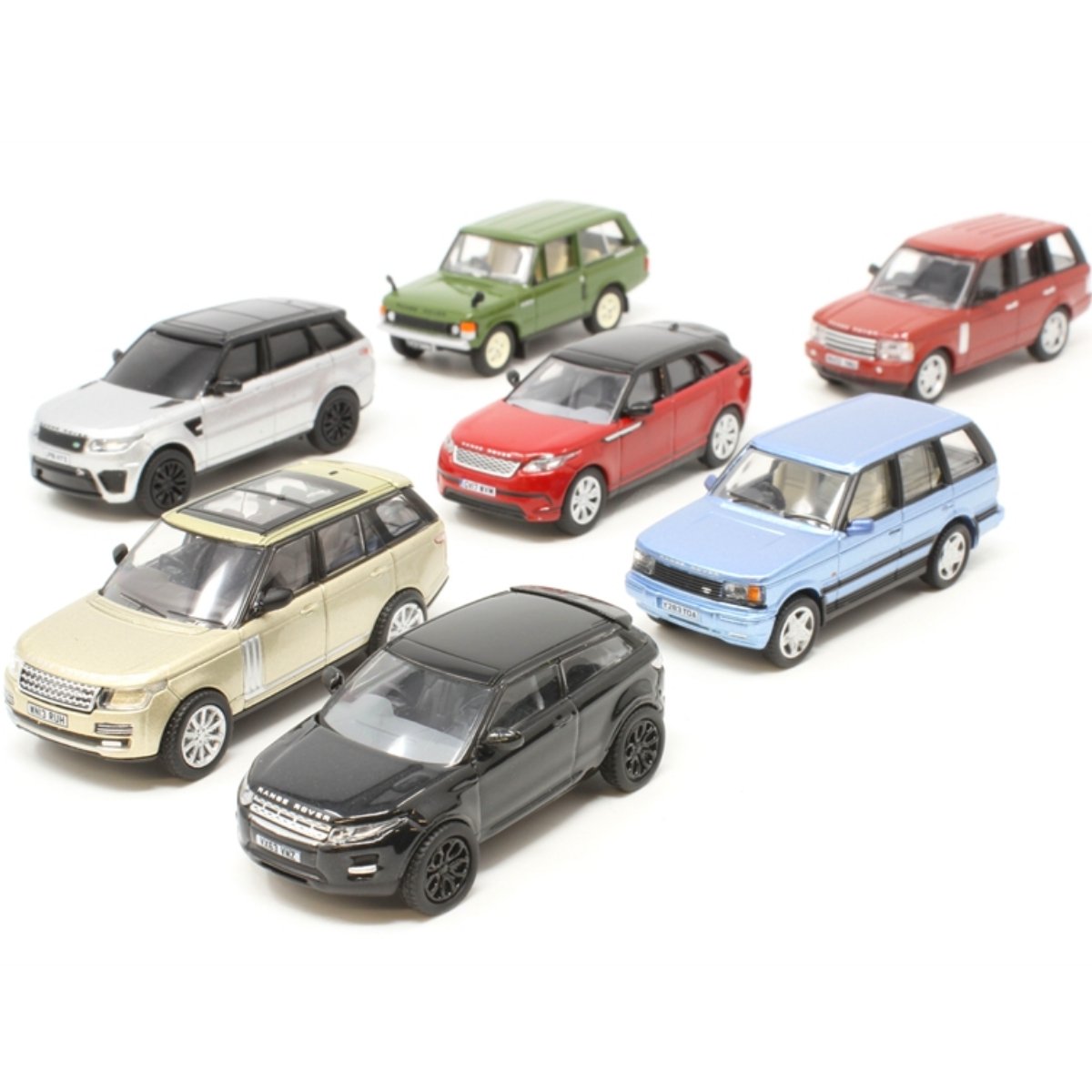 Oxford Diecast 76SET72 7 Piece Range Rover Evolution Set - Phillips Hobbies