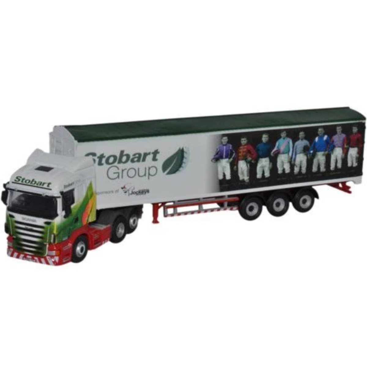 Oxford Diecast 76SHL04WF Scania Walking Floor Stobart Ascot Champions Day - Phillips Hobbies
