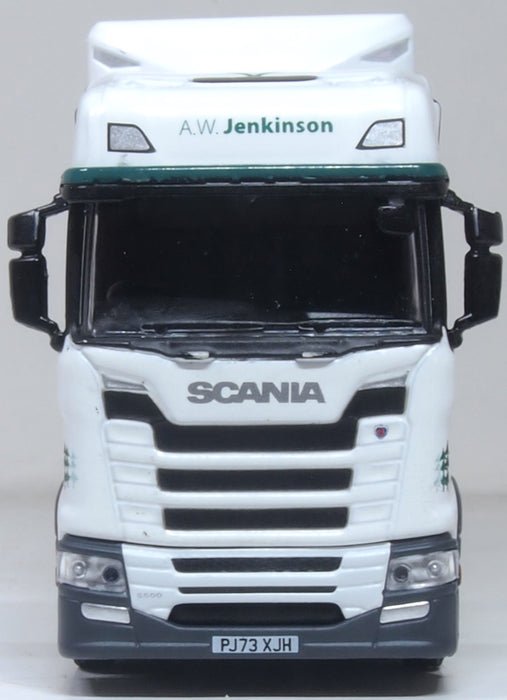Oxford Diecast 76SNG006 Scania S Series Livestock Trailer A W Jenkinson - 1:76 Scale - Phillips Hobbies