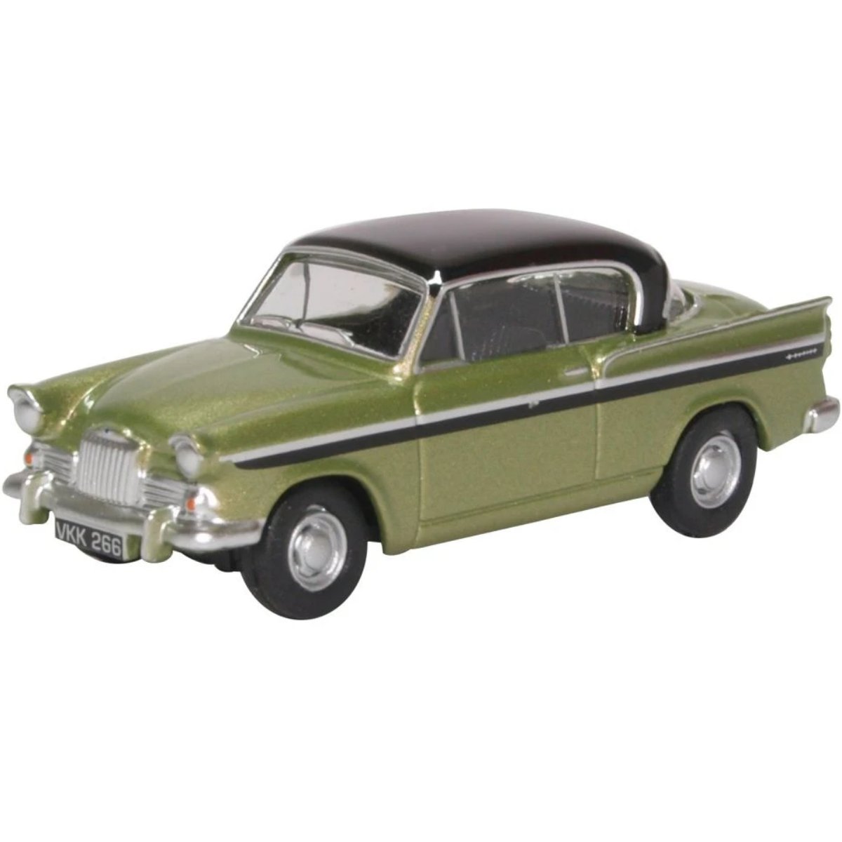 Oxford Diecast 76SR007 Sunbeam Rapier MKIII Light Green Metallic Embassy Black - Phillips Hobbies