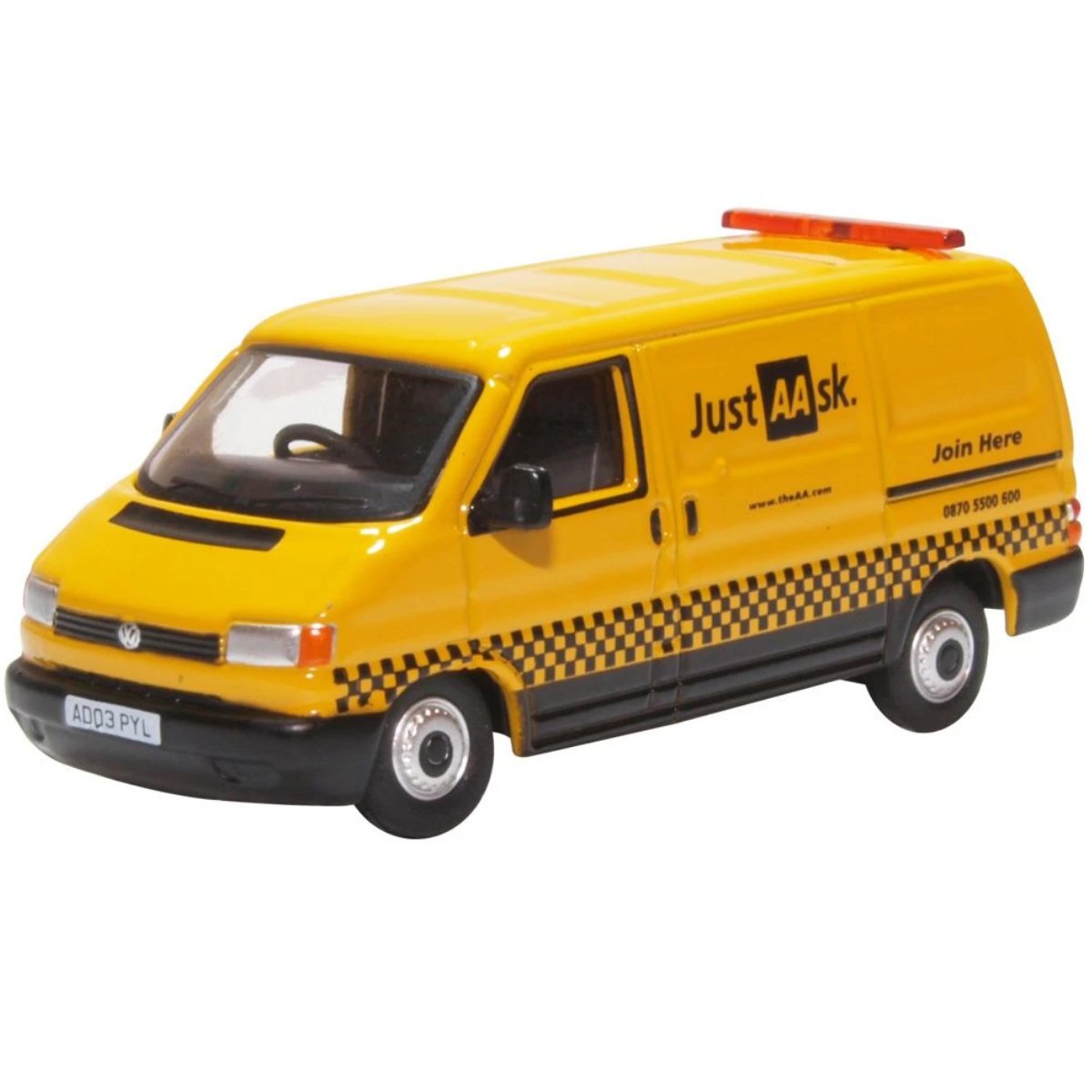 Oxford Diecast 76T4006 VW T4 Van AA - Phillips Hobbies