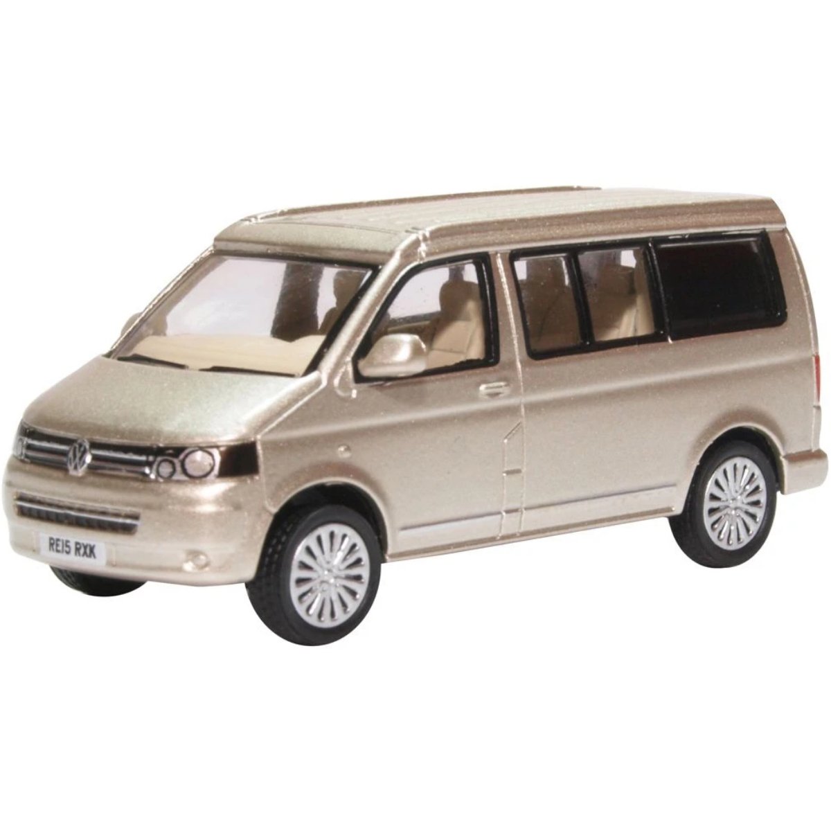 Oxford Diecast 76T5C003 Sand Beige VW T5 Camper - Phillips Hobbies