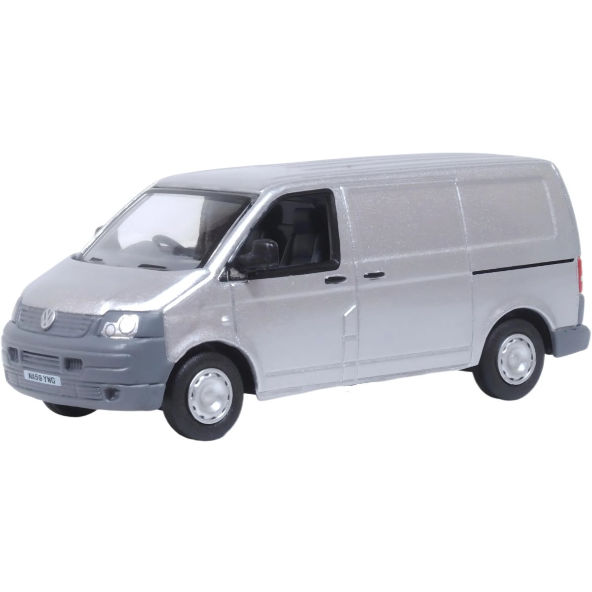 Oxford Diecast 76T5V006 VW T5 Van Silver - Phillips Hobbies