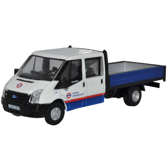 Oxford Diecast 76TPU003 Ford Transit Dropside London Underground - Phillips Hobbies