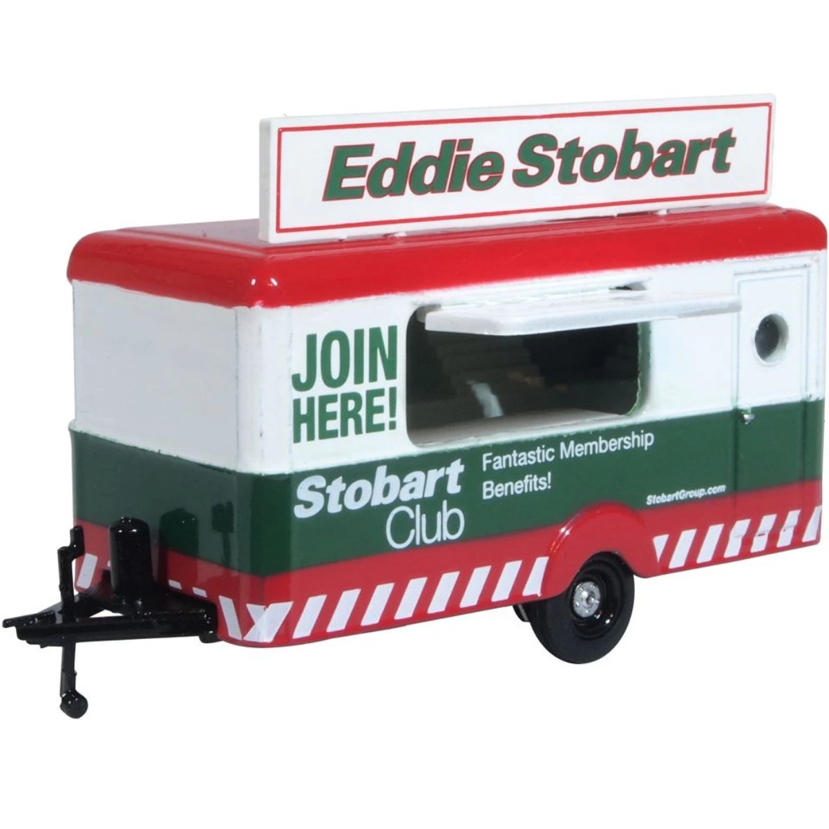 Oxford Diecast 76TR017 Eddie Stobart Fan Club Mobile Trailer - Phillips Hobbies